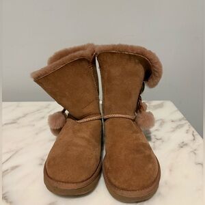 UGG Pink Brown Winter Boots